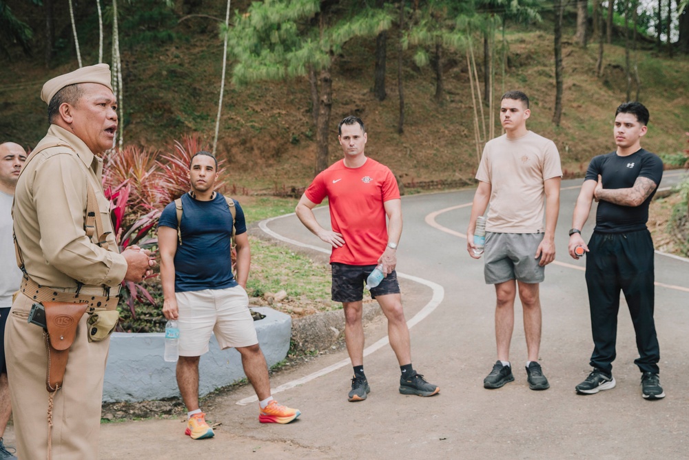 MRF-SEA Marines, Sailors Hike Mount Samat during Bataan Death March PME