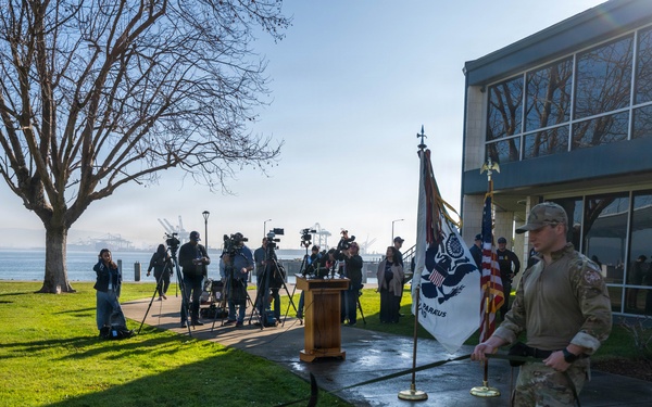 U.S. Coast Guard conducts media day supporting safety and security for Super Bowl LX at Sector San Francisco