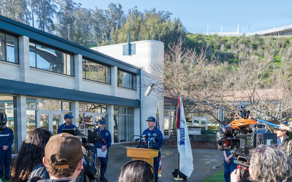 U.S. Coast Guard conducts media day supporting safety and security for Super Bowl LX at Sector San Francisco