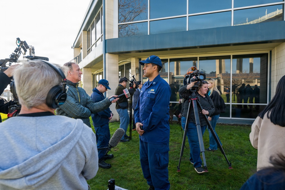 U.S. Coast Guard conducts media day supporting safety and security for Super Bowl LX at Sector San Francisco