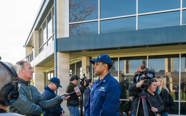 U.S. Coast Guard conducts media day supporting safety and security for Super Bowl LX at Sector San Francisco
