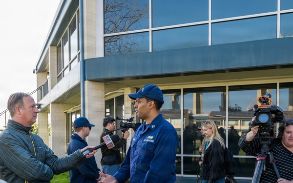 U.S. Coast Guard conducts media day supporting safety and security for Super Bowl LX at Sector San Francisco