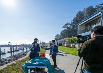 U.S. Coast Guard conducts media day supporting safety and security for Super Bowl LX at Sector San Francisco
