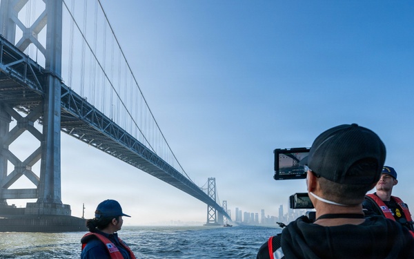 U.S. Coast Guard conducts media day supporting safety and security for Super Bowl LX at Sector San Francisco