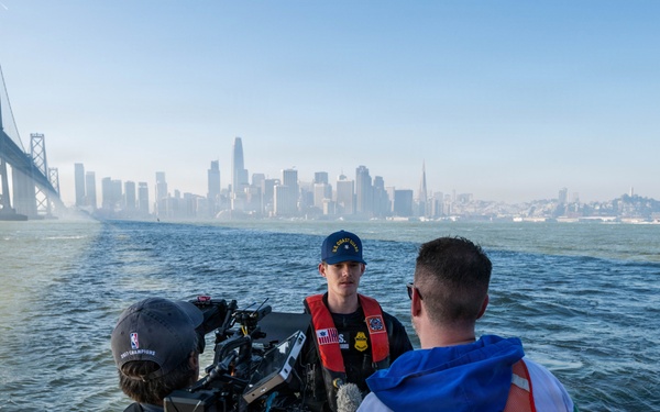 U.S. Coast Guard conducts media day supporting safety and security for Super Bowl LX at Sector San Francisco