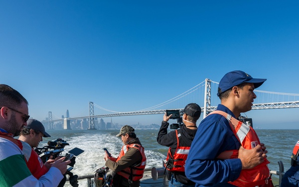 U.S. Coast Guard conducts media day supporting safety and security for Super Bowl LX at Sector San Francisco