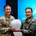 19th ESC commander exchanges token of appreciation with ROK Army logistics leader