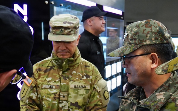 ROK and U.S. leaders tour the Autonomous Kitchen at Camp Walker
