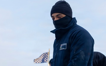 USS Dewey Departs from Kushiro, Japan