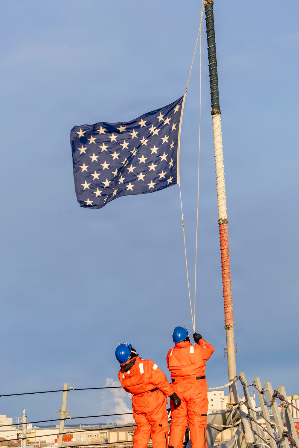 USS Dewey Departs from Kushiro, Japan
