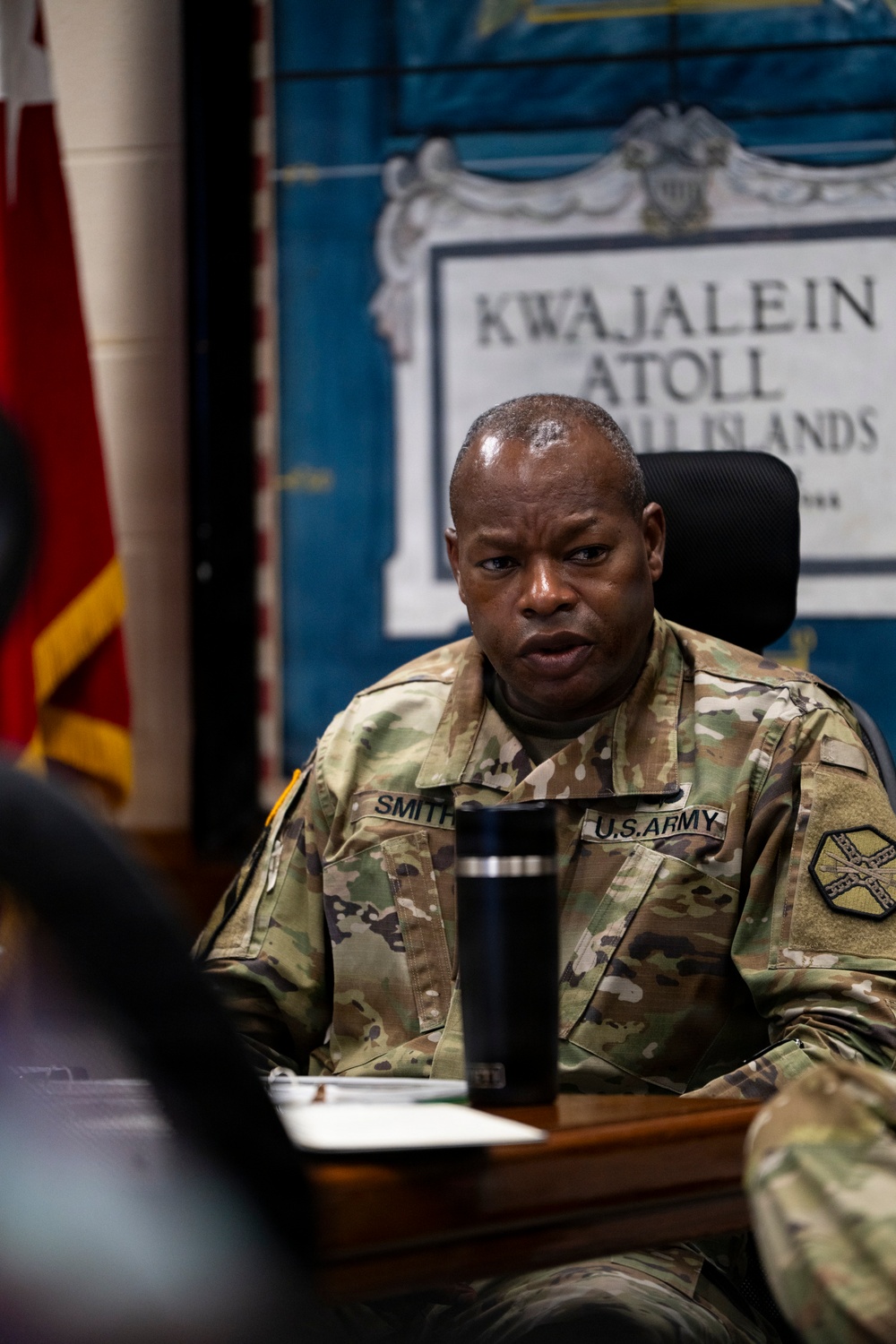 IMCOM Command Team Visits Kwajalein Atoll