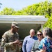 IMCOM Command Team Visits Kwajalein Atoll