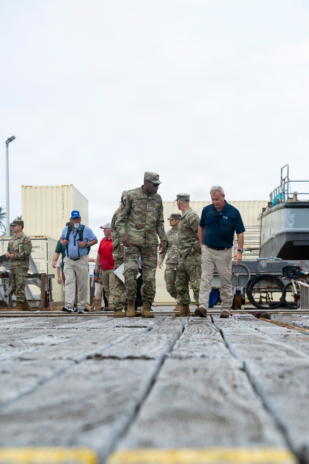 IMCOM Command Team Visits Kwajalein Atoll