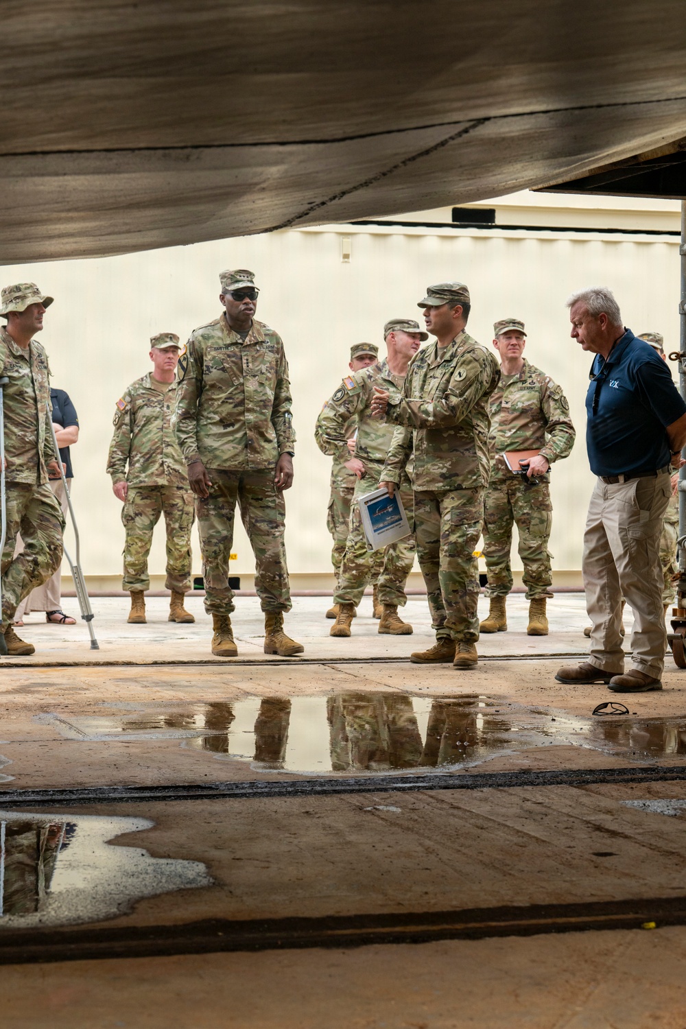 IMCOM Command Team Visits Kwajalein Atoll