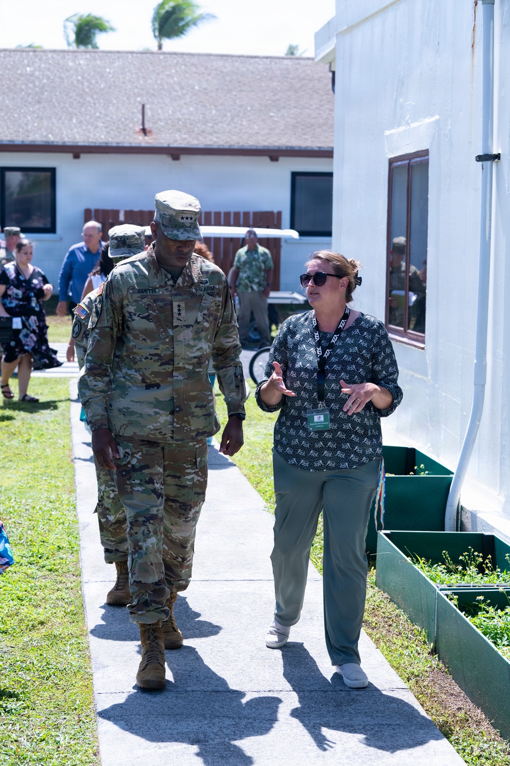 IMCOM Command Team Visits Kwajalein Atoll