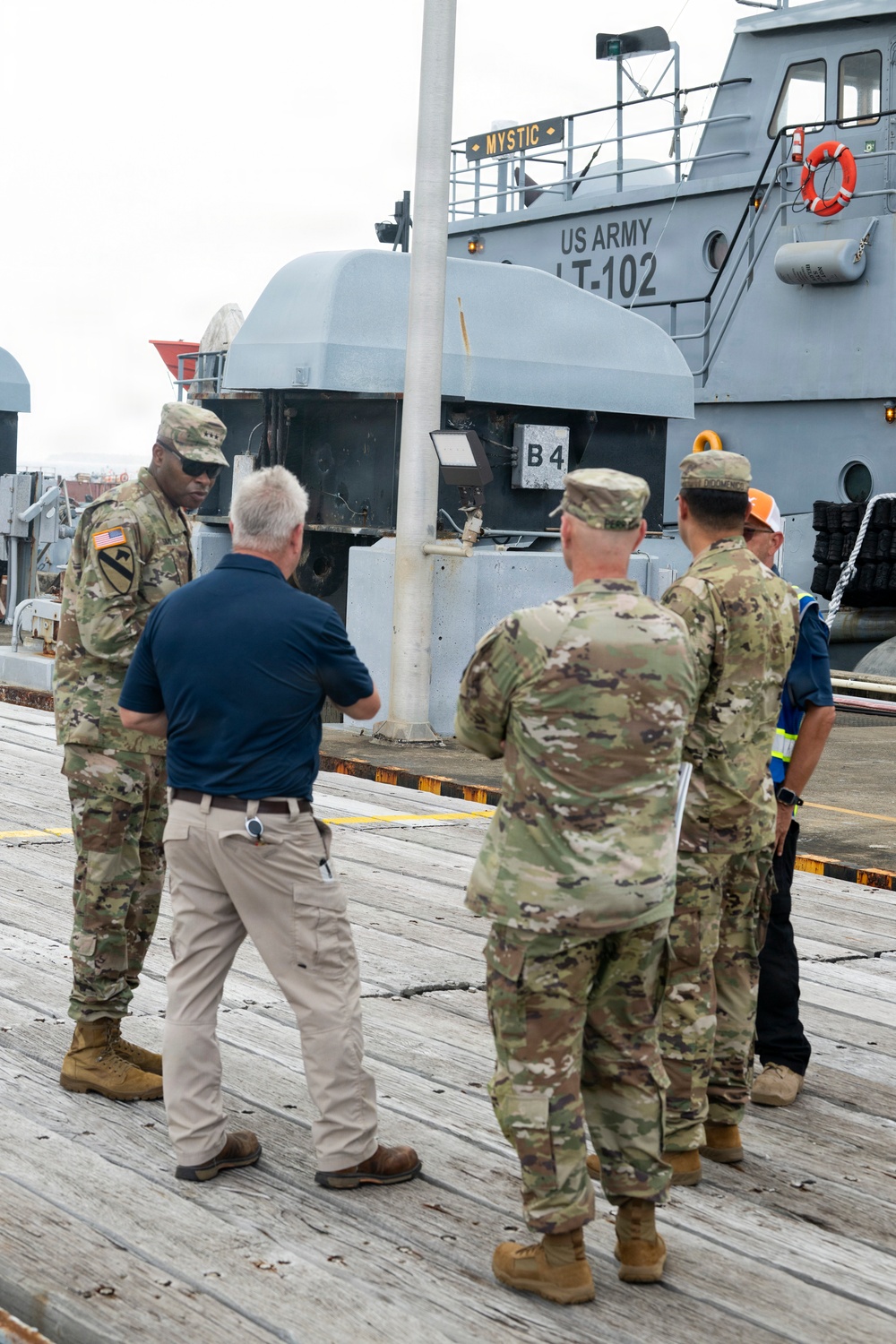 IMCOM Command Team Visits Kwajalein Atoll