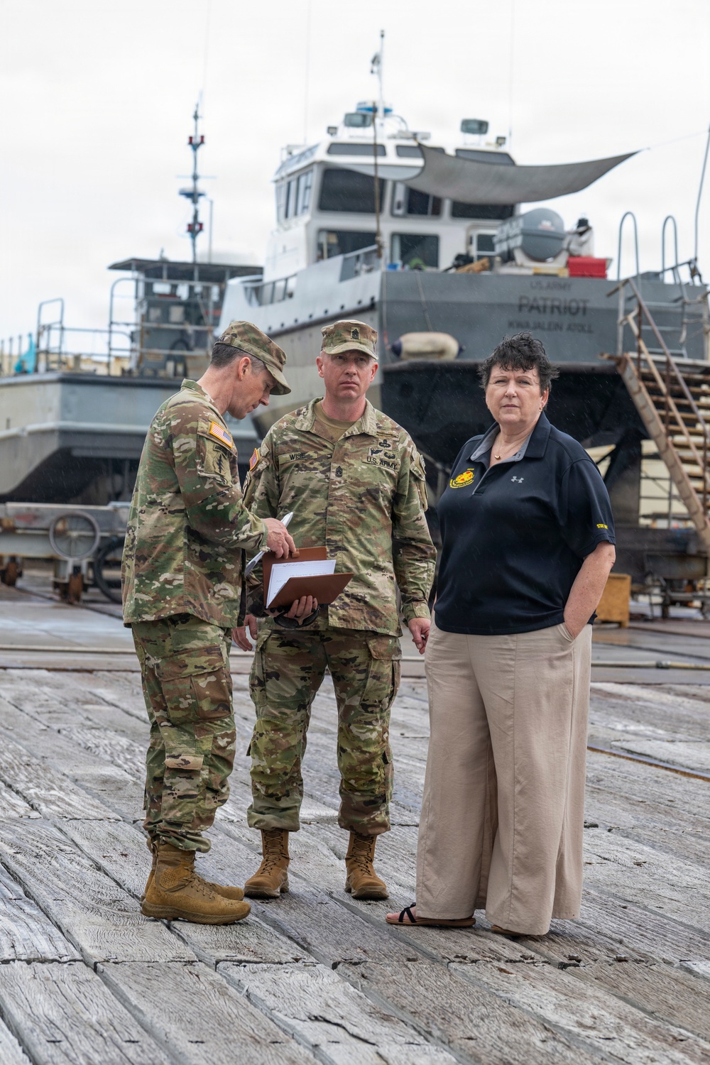 IMCOM Command Team Visits Kwajalein Atoll