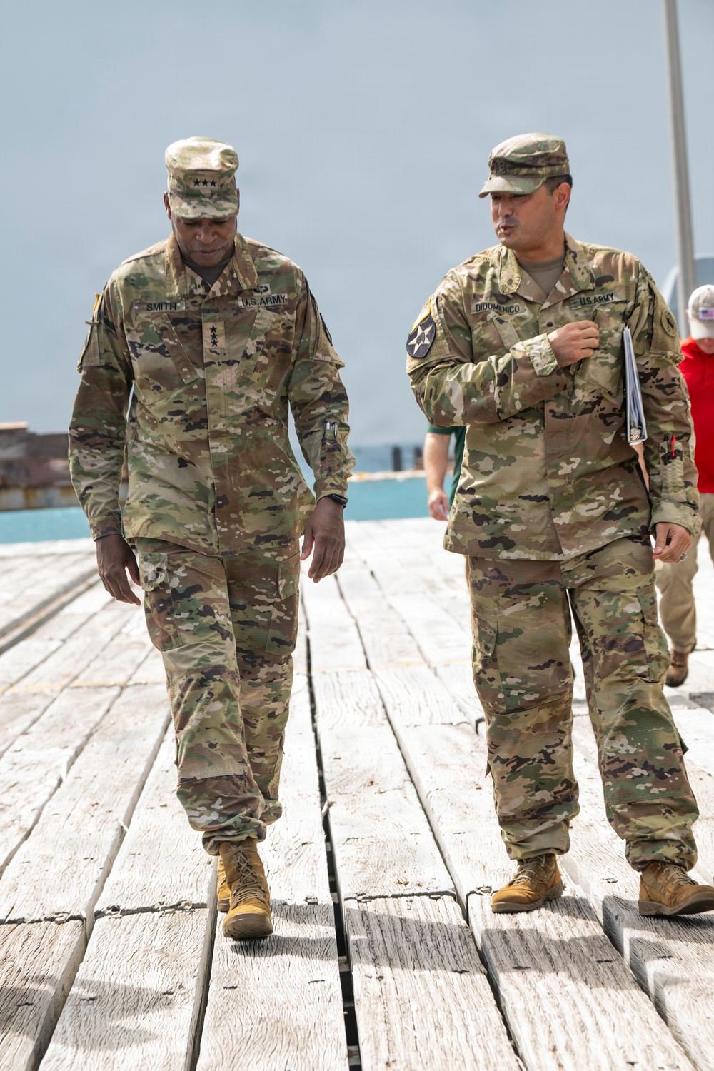 IMCOM Command Team Visits Kwajalein Atoll