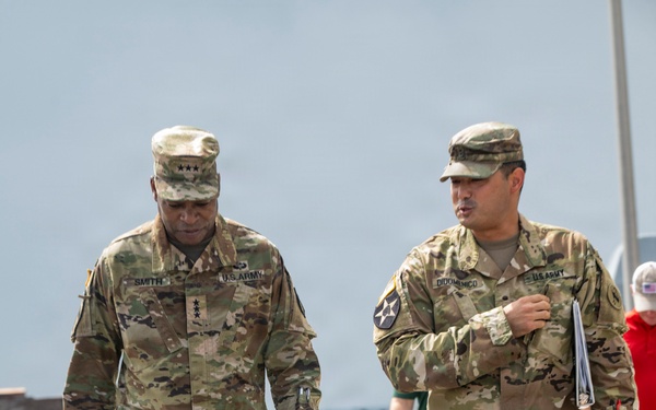 IMCOM Command Team Visits Kwajalein Atoll