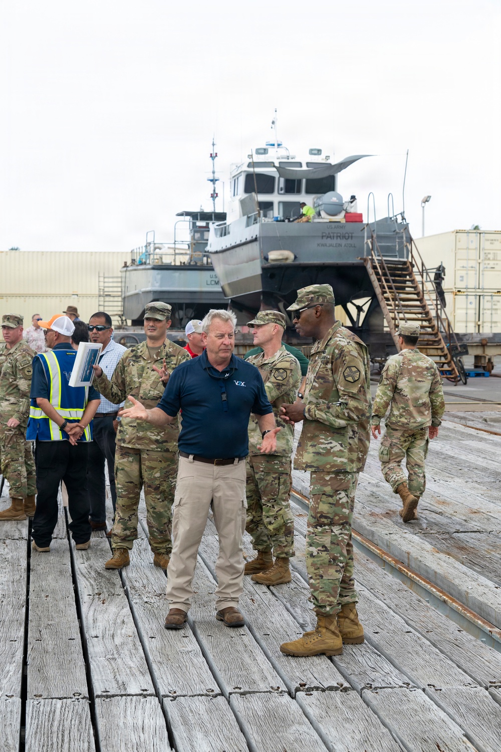 IMCOM Command Team Visits Kwajalein Atoll