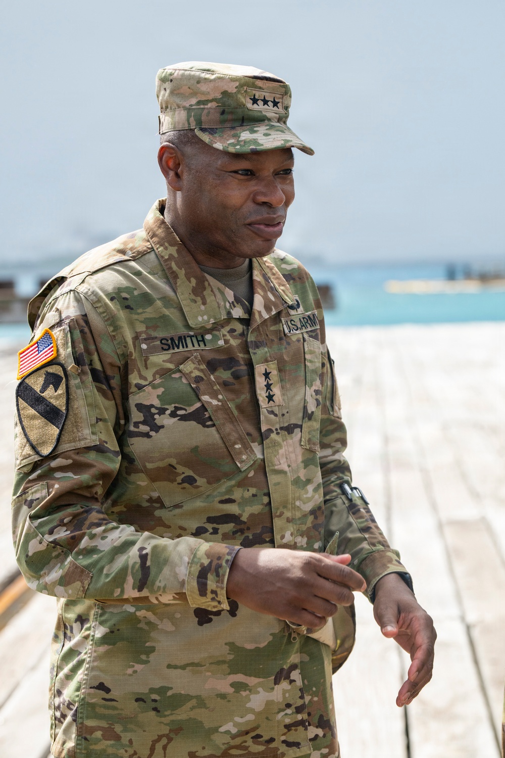 IMCOM Command Team Visits Kwajalein Atoll