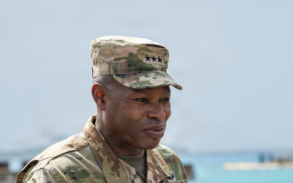 IMCOM Command Team Visits Kwajalein Atoll