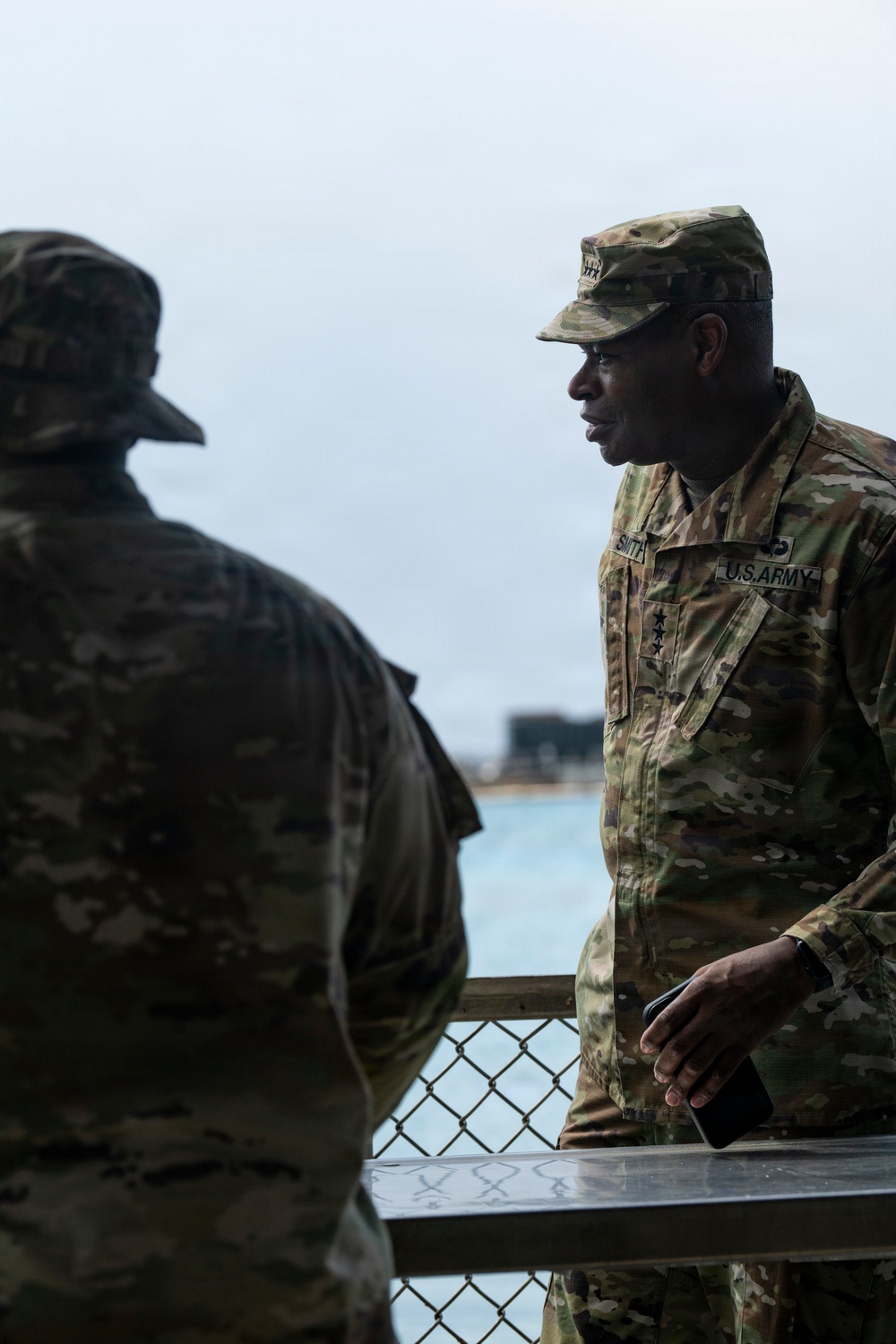 IMCOM Command Team Visits Kwajalein Atoll
