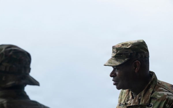 IMCOM Command Team Visits Kwajalein Atoll