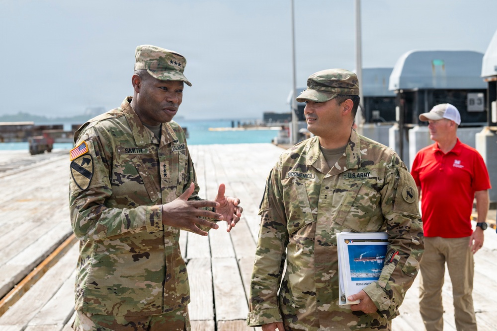 IMCOM Command Team Visits Kwajalein Atoll