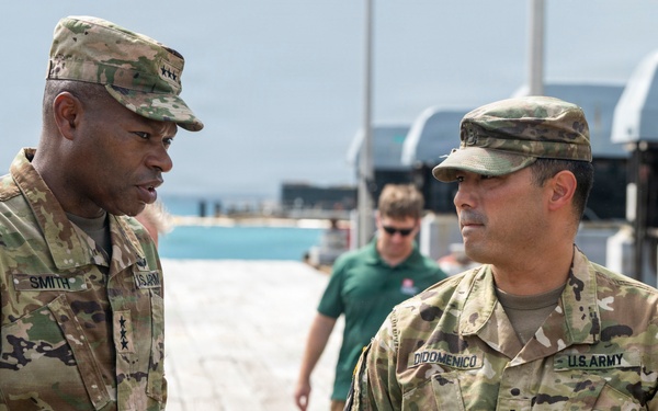 IMCOM Command Team Visits Kwajalein Atoll