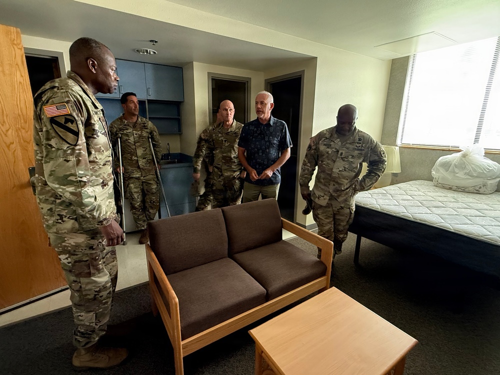 IMCOM Command Team Visit Kwajalein Atoll