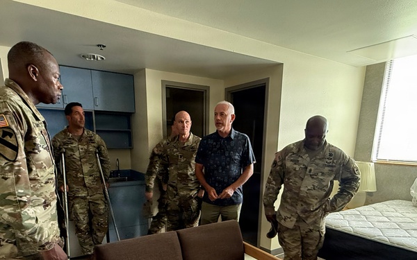 IMCOM Command Team Visit Kwajalein Atoll
