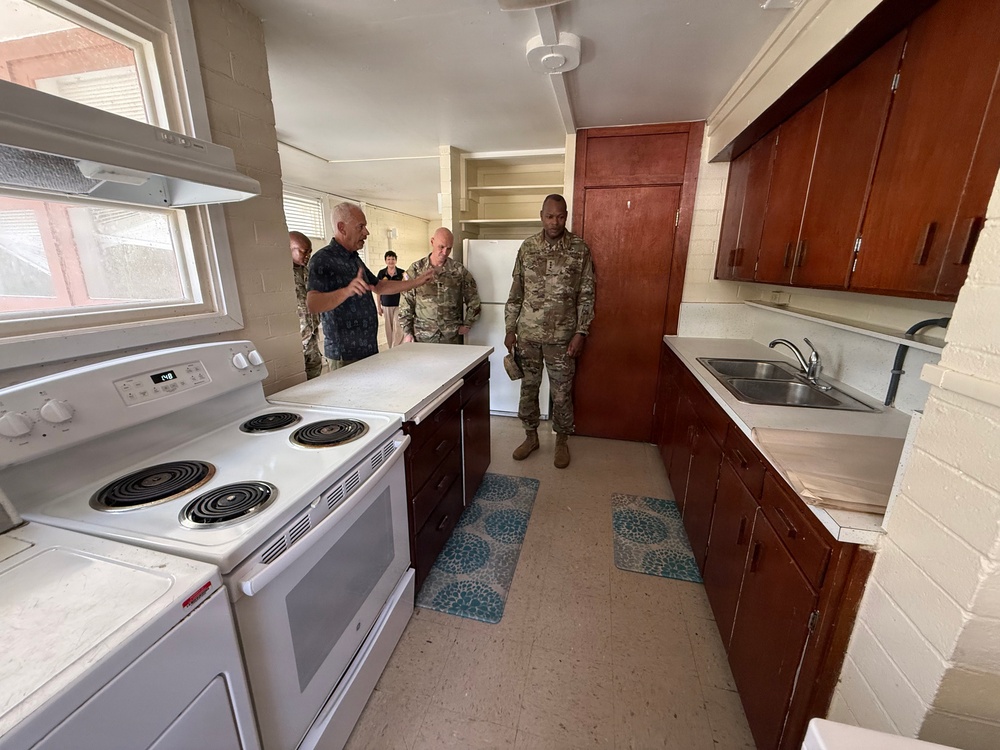 IMCOM Command Team Visit Kwajalein Atoll