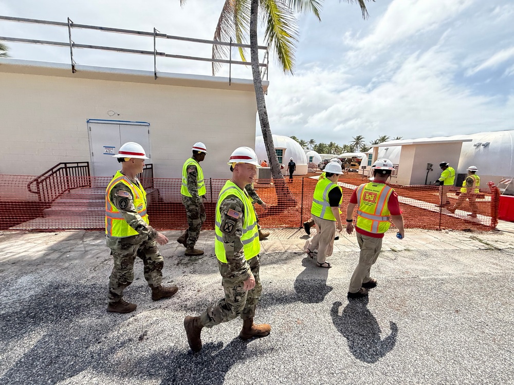 IMCOM Command Team Visit Kwajalein Atoll