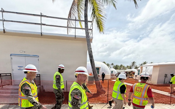 IMCOM Command Team Visit Kwajalein Atoll