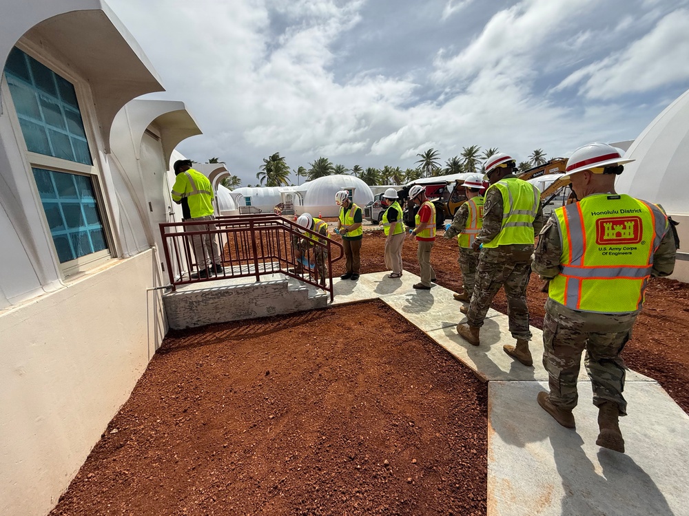 IMCOM Command Team Visit Kwajalein Atoll