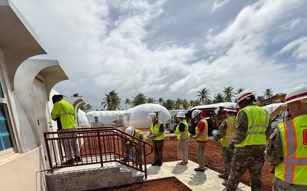 IMCOM Command Team Visit Kwajalein Atoll