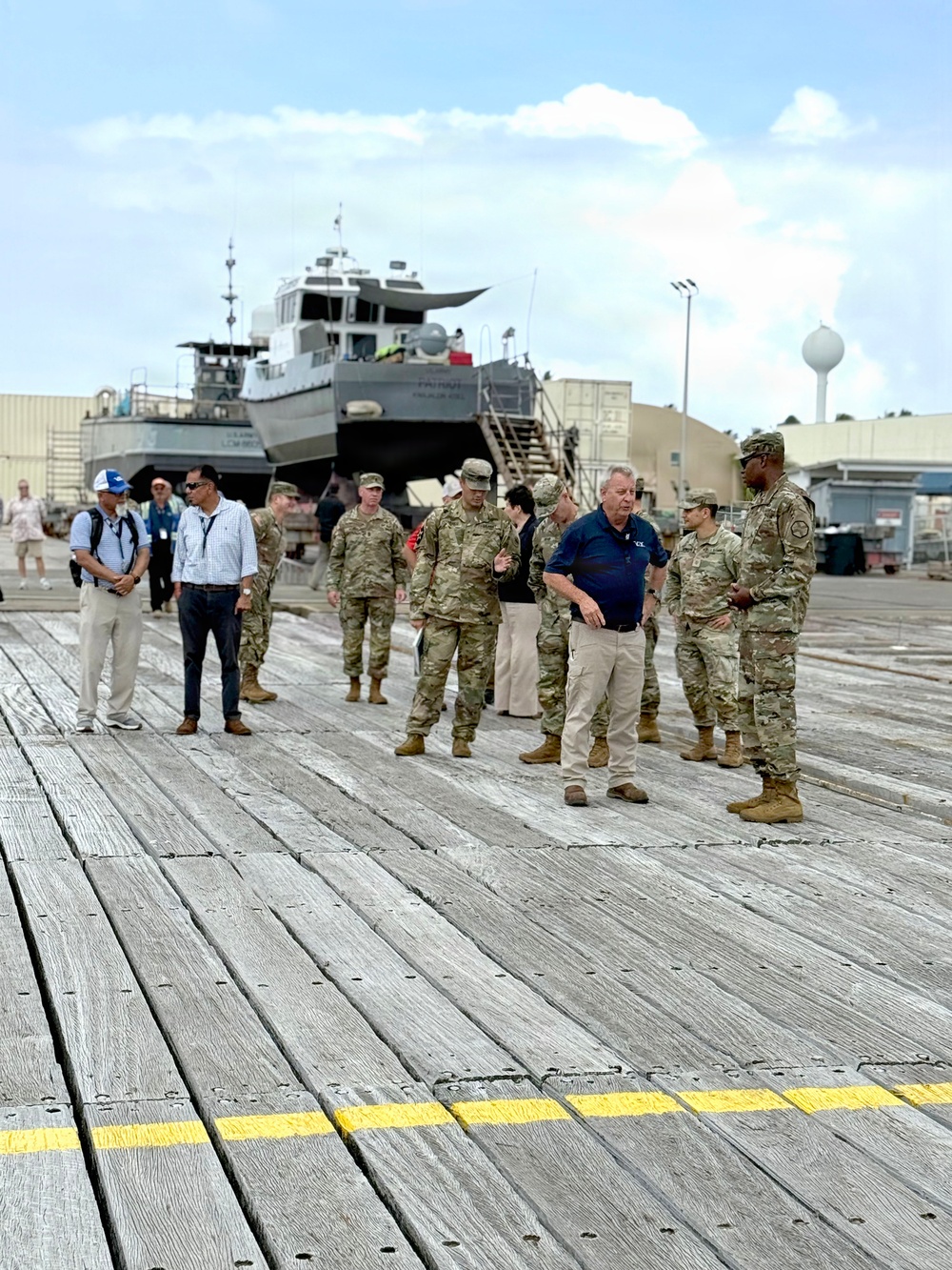 IMCOM Command Team Visit Kwajalein Atoll