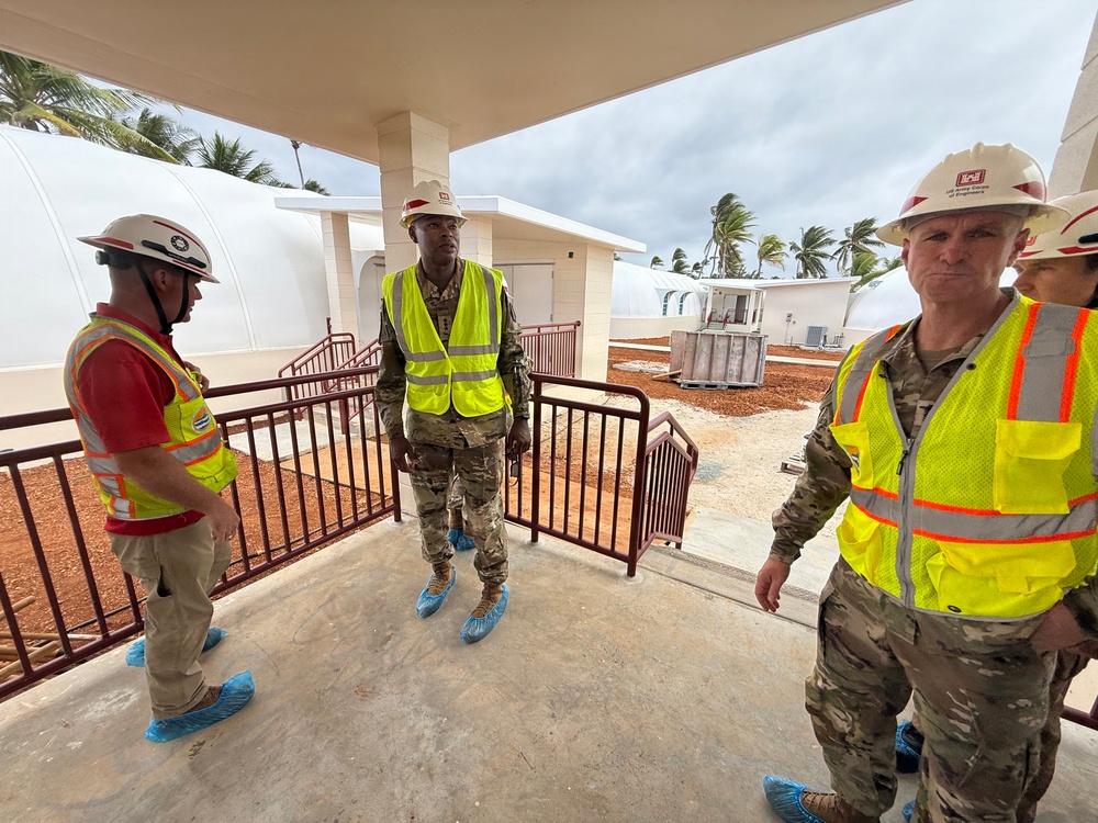 IMCOM Command Team Visit Kwajalein Atoll