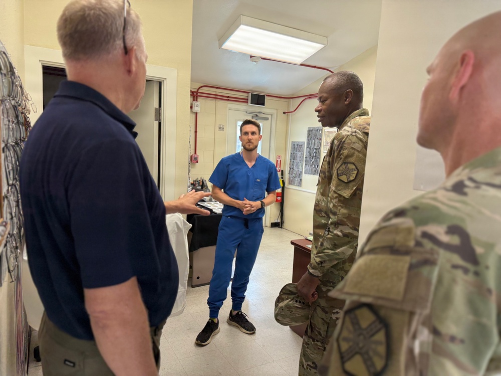 IMCOM Command Team Visit Kwajalein Atoll