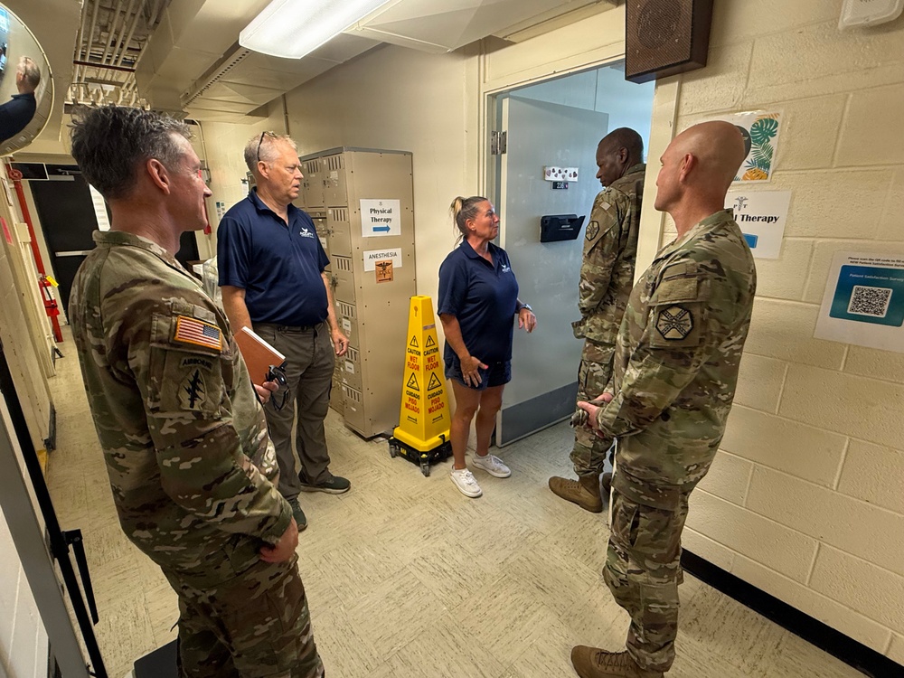 IMCOM Command Team Visit Kwajalein Atoll