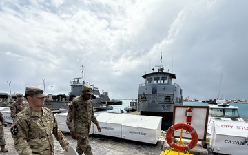 IMCOM Command Team Visit Kwajalein Atoll