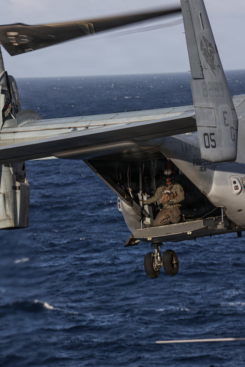 22nd MEU(SOC) | MV-22B Osprey Flight Operations aboard USS Iwo Jima