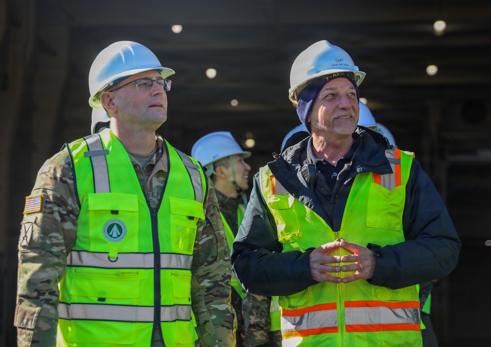 Transportation Command Leadership surveys Korean Rotational Forces Exercise