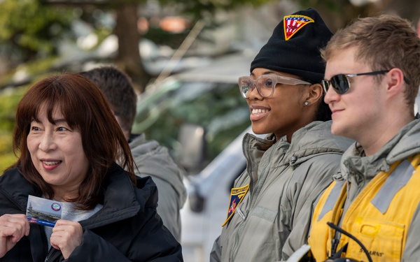 Sailors From Naval Air Facility Misawa participate in the 2026 Sapporo Snow Festival