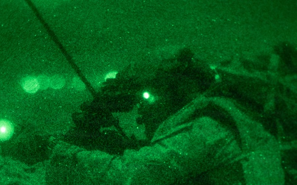 U.S. Marines with 3rd Bn, 7th Marines take part in night company attacks during SLTE