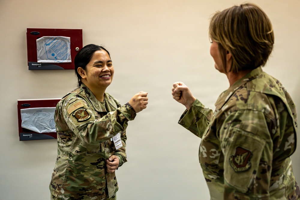 PACAF Command Chief Visits Misawa Air Base