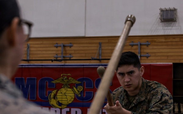 U.S. Marines conduct Marine Corps Martial Arts Program grey belt training