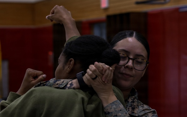 U.S. Marines conduct Marine Corps Martial Arts Program grey belt training