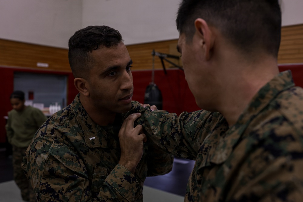 U.S. Marines conduct Marine Corps Martial Arts Program grey belt training